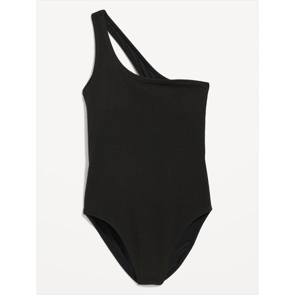 NWT Old Navy Pucker One-Shoulder One-Piece Swimsuit - Picture 4 of 8